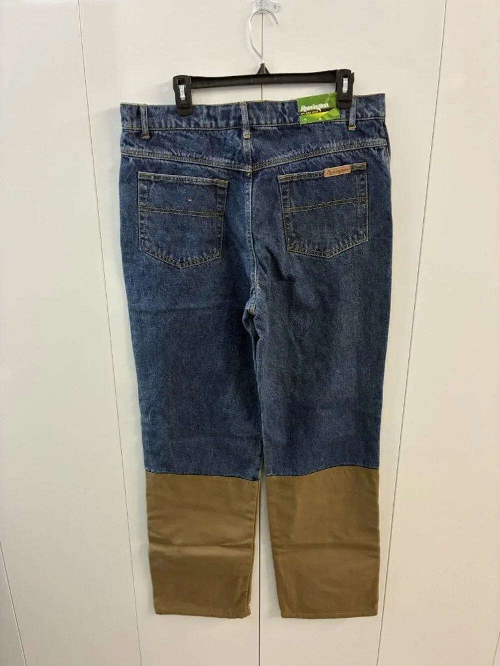 Remington‎ Blue Jeans Rugged Brush Duck Canvas 2 Layer Hunting Pant Men's 34X32